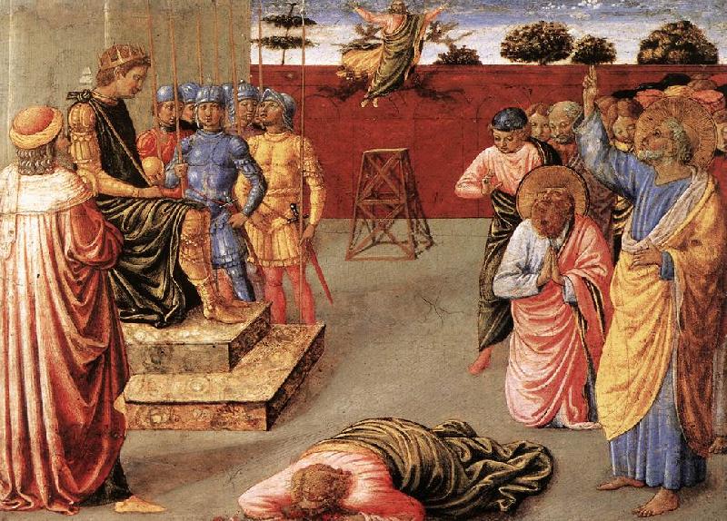 GOZZOLI, Benozzo Fall of Simon Magus dfg